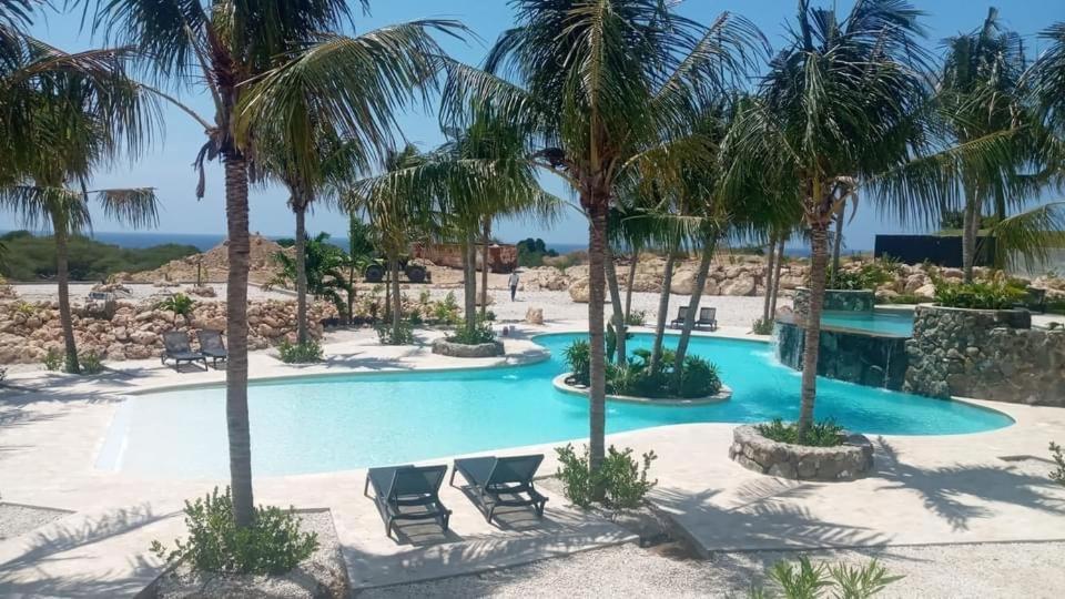 Blue Bay Penthouse Reef 5, Beach Golf Pool Dive With Ocean View Dorp Dorp Sint Michiel 外观 照片
